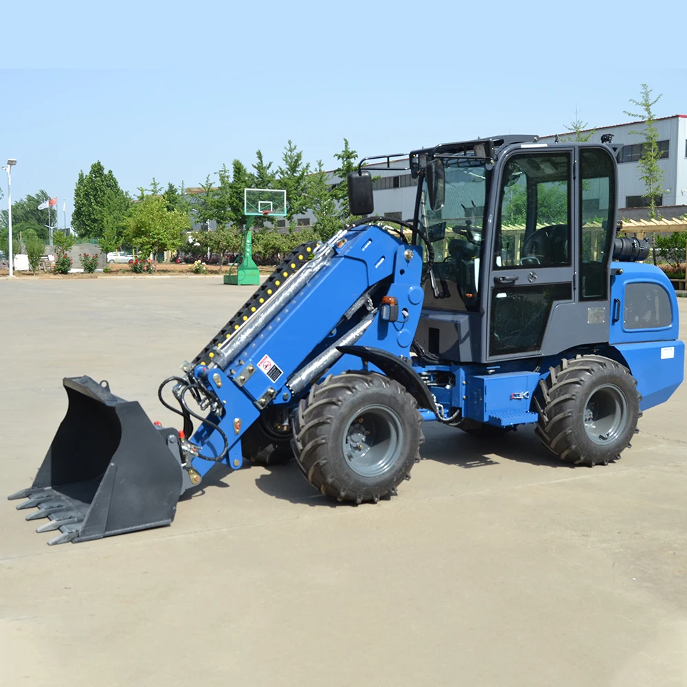 Shandong Heracles CE Approved 1 Ton Diesel Wheel Loader H280T Garden Use EPA Engine Hydraulic Cylinder Bucket 1 Year