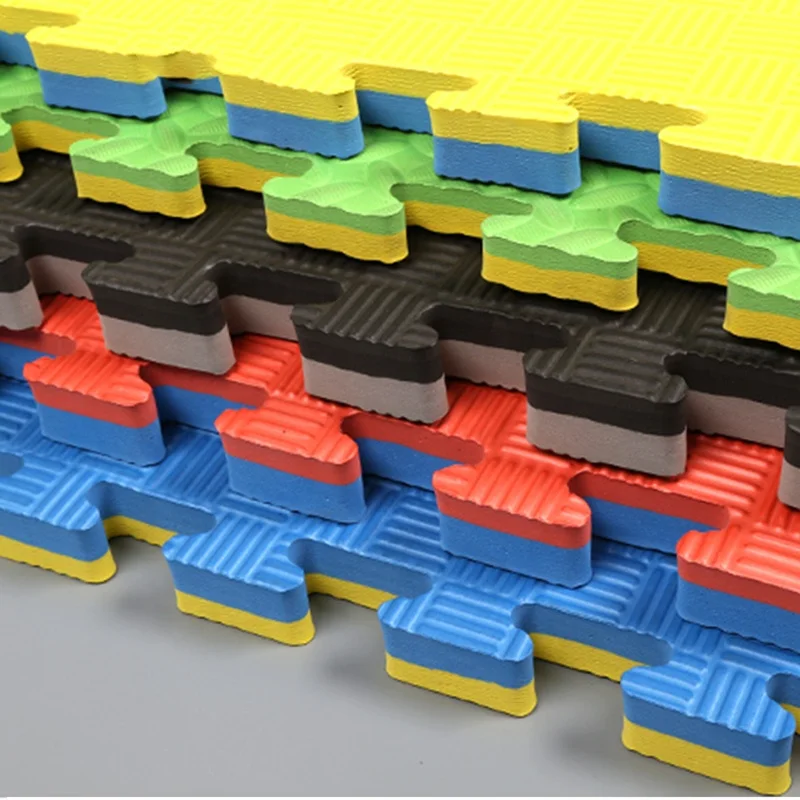 
100x100cm size EVA foam martial arts taekwondo karate judo wrestling puzzle floor taekwondo-tatami-mat 