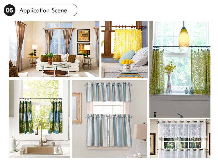 Лидер продаж занавеска для кафе Современная легкая в сборке металлическая оконная стальная дома украшение