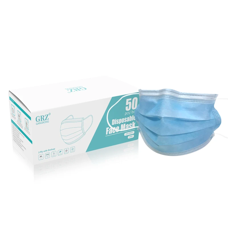 Высокое качество Gb32610 пользовательский дизайн Mascarilla 3 Capas Pliegues