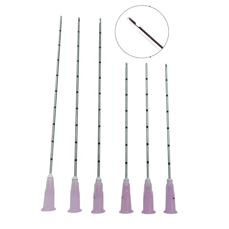 
 Красивая Косметика с тупым наконечником, микро-канюла, игла для липосакции для похудения  