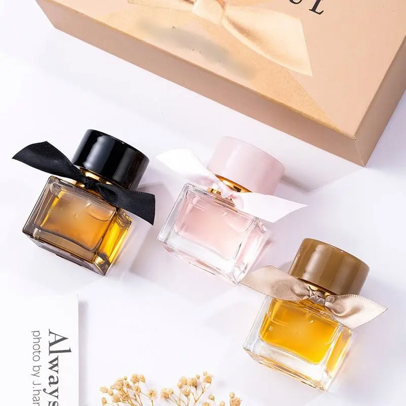 wholesale High quality elegant 3 in 1 gift perfume set  Original French gift set 3 pieces Lasting Gift Perfume set
