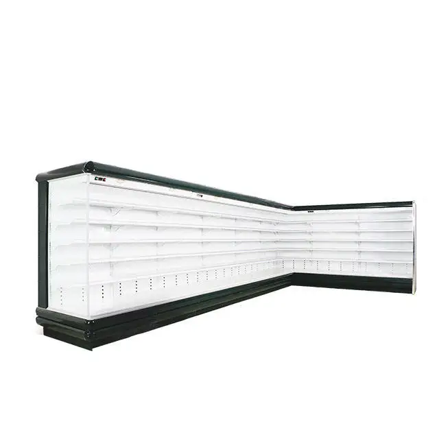 Vegetables Display Refrigerators Fruit Refrigeration Equipment For Grocery Store Commercial Supermarket Open Chiller