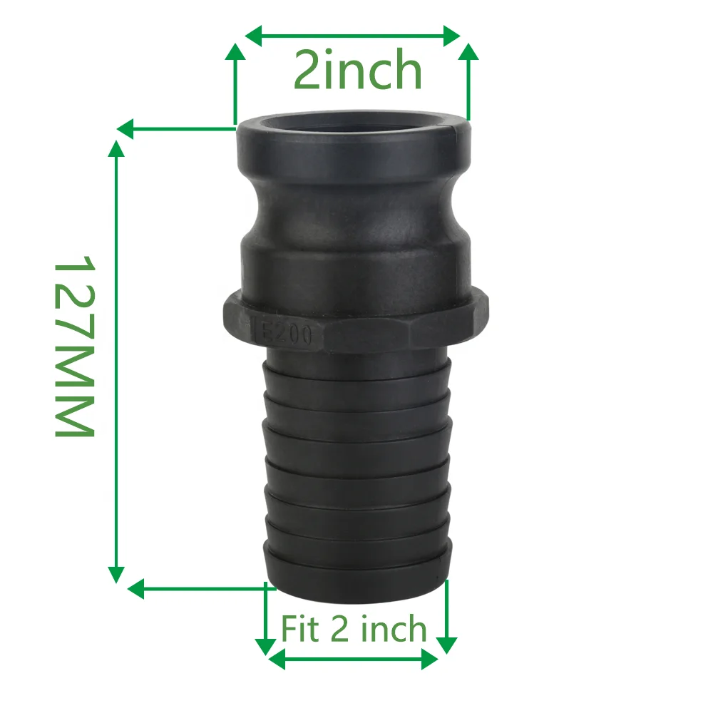 Муфта CT PP быстроразъемные соединительные фитинги Camlock БЫСТРОРАЗЪЕМНАЯ муфта для шланга типа E 2 дюйма