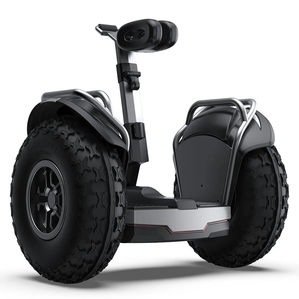 Knee steer long range 20 inch fat tire electric chariot patrol scooter with knee steer 60V off road self balance scooter
