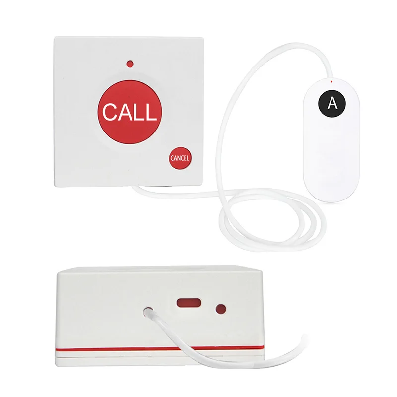 High Quality Wireless SOS Alarm Portable button IP 68 waterproof enclosure lanyard Emergency Calling housing