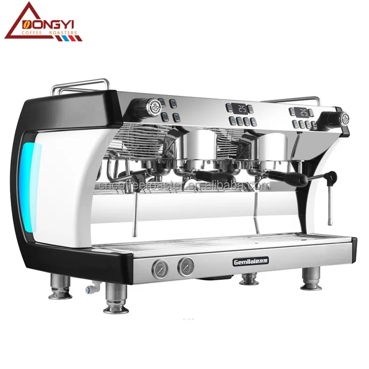 Professional Kaffee machine Italian Coffee Maker Two Head Semi-Automatic Commercial Coffee Espresso Machine Factory Manufacture