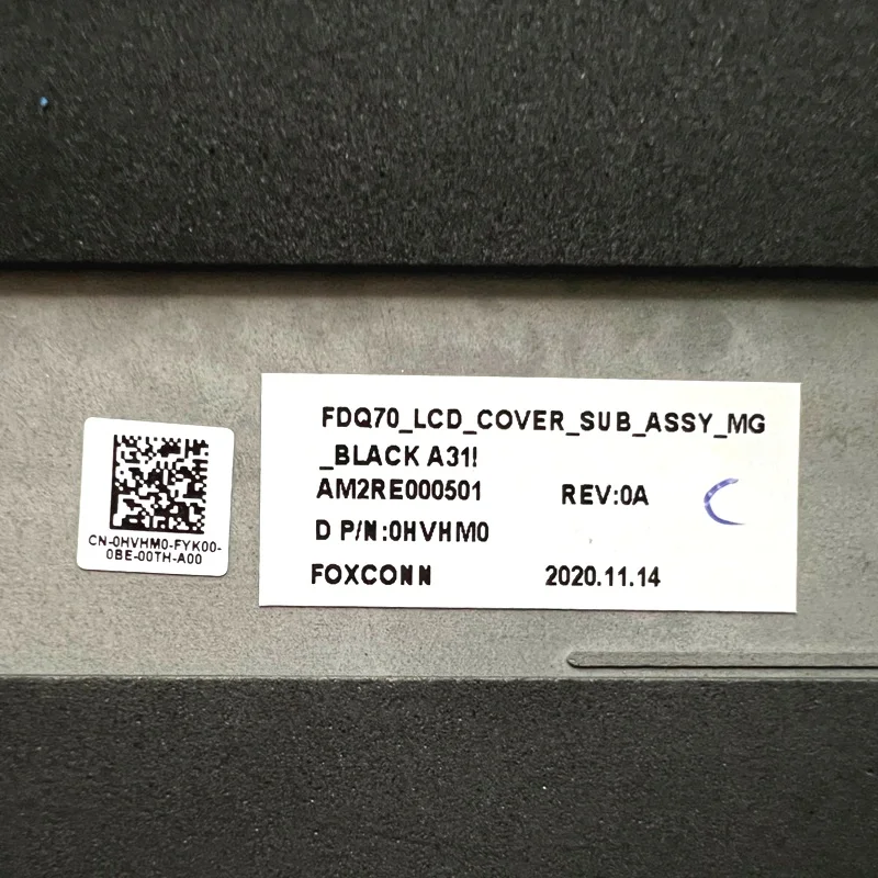 HVHM0 0HVHM0 For Dell Alienware Area 51M R1 R2 LCD Back Cover Top Case Rear Lid