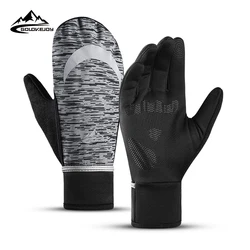GOLOVEJOY DB16 Lightweight Warm Running Gloves Anti Slip Grip Men Winter Windproof Sports Bike Riding Gloves For Men