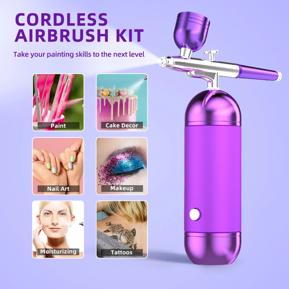 Beauty Nail Art Mini Airbrush Compressor Makeup Portable Airbrush Set Airbrush With Compressor