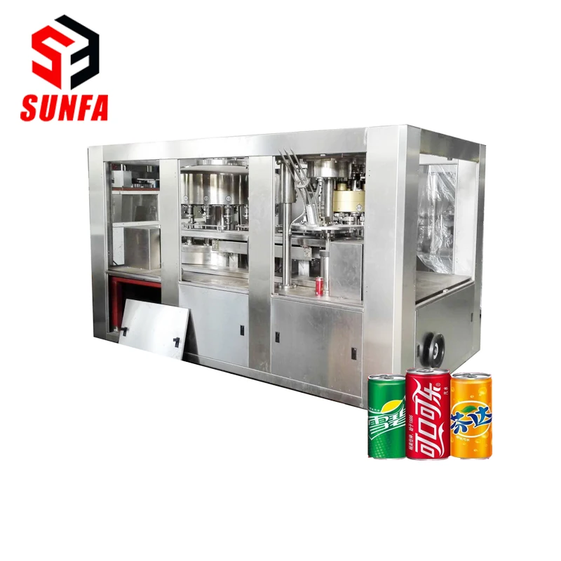 carbonated soda can filling machine