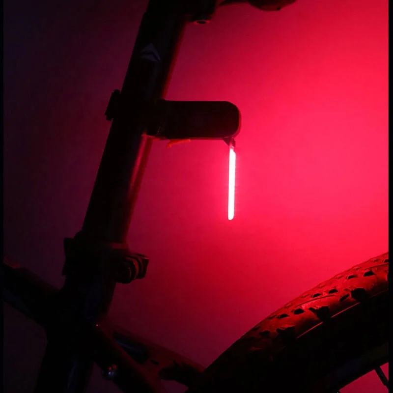 Cycling Dripping Taillight Waterproof Cob Seat Tube Installation Bicycle Accessories LED Rear Light USB Led Bicycle Tail Light