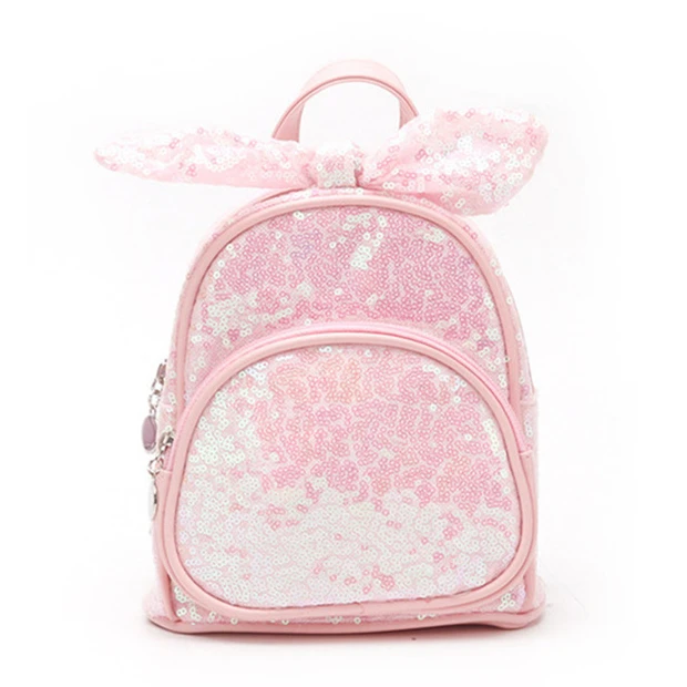 Cute girls mini sequins backpack lovely sequins backpack fashion blingbling sparkling LED light backpack