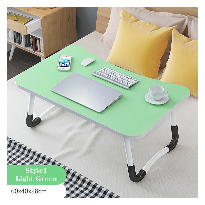 New Design Folding Student Study Writing Tables Folding Laptop Table Bed Folding Study Desk