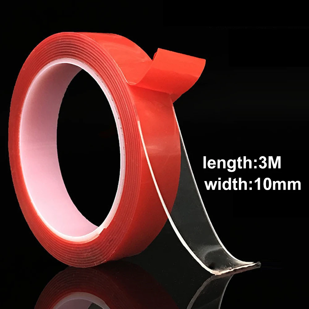 Custom High Adhesive Nano Tape Adhesive Red Double-sided Acrylic Foam Tape