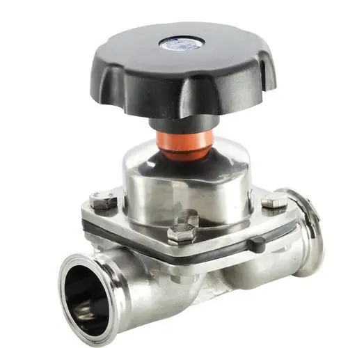 sanitary ss316 PTFE tri clamp diaphragm valve stainless steel EPDM Zero Dead Leg 2-way flow