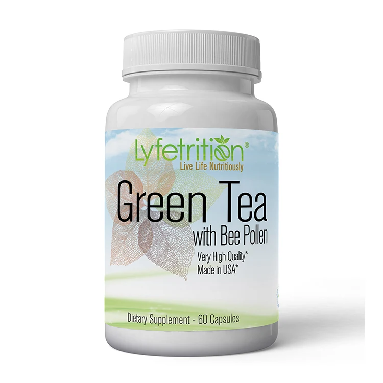 Global Supplier of Lyfetrition Green Tea with Bee Pollen Capsules/Tablet/Pills