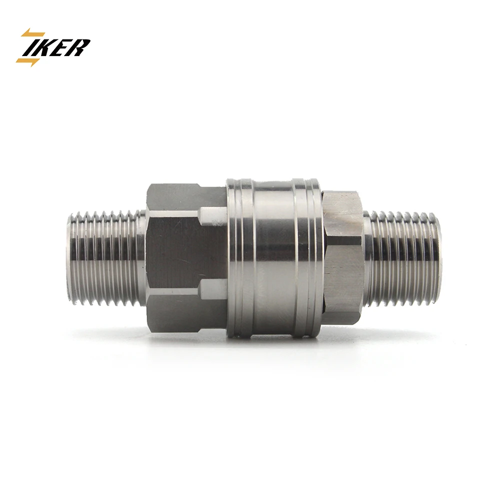 Manufacturer Direct Supply Flat Face Hydraulic Coupling Skid Steer Loader Quick Connect Coupler Excavator