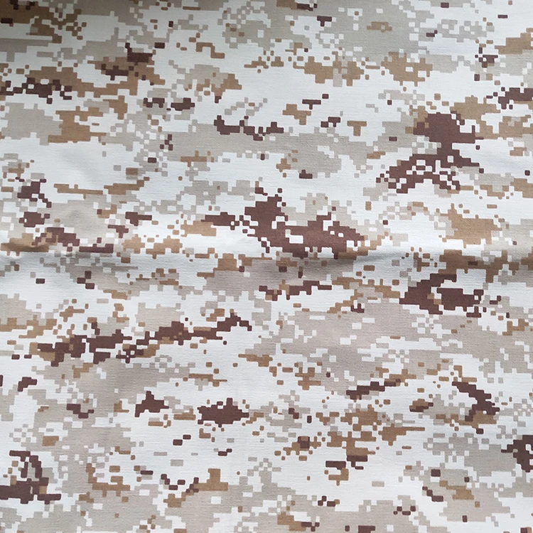 2021 New Military Desert IRR Camouflage Printed Fabric For Uniform