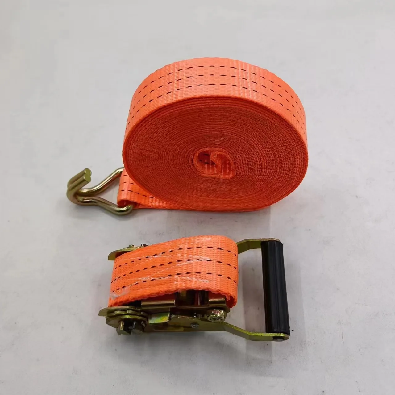 Customized high-quality trailer belt polyester belt ratchet lace cargo lashing belt ratchet lashing strap