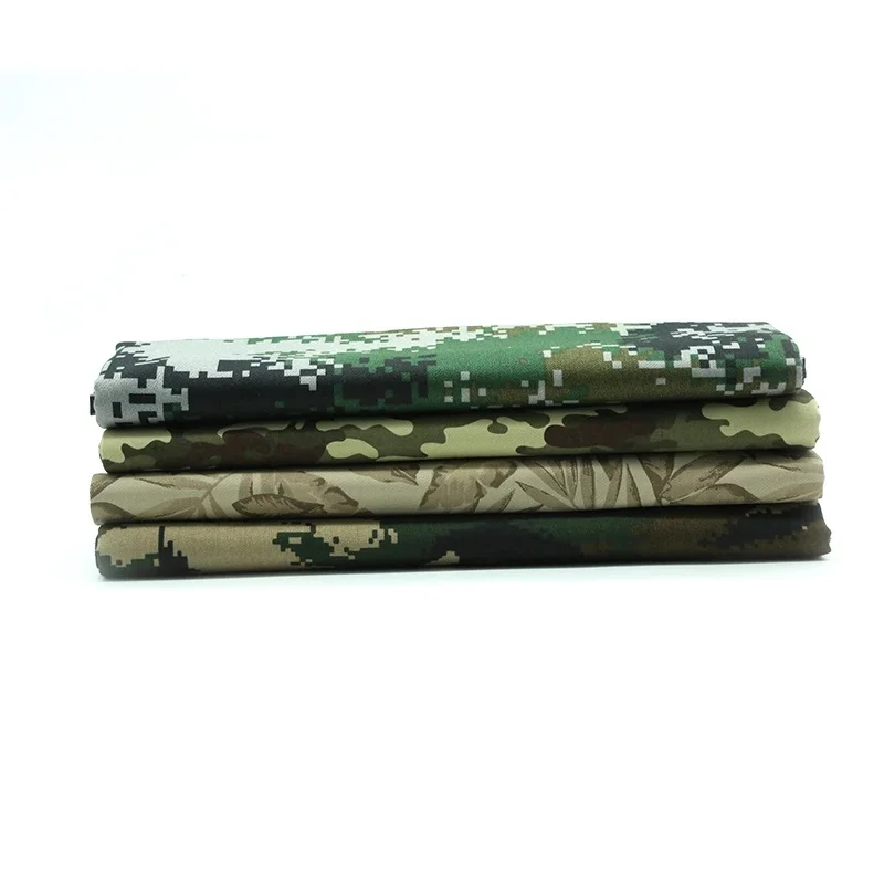 Wholesale Price Camouflage TC CVC Fabric Roll Digital Desert Camouflage Manufacturers for Uniform