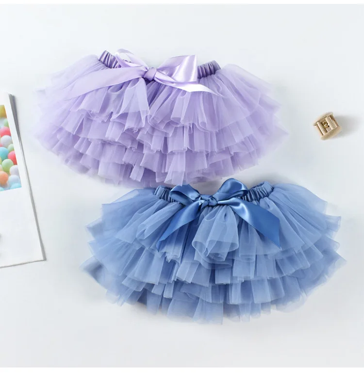 Лидер продаж США, плиссированные юбки для младенцев, тюлевые детские платья, однотонная розовая подъюбка, Детская летняя одежда с цветочным жемчугом и повязкой на голову