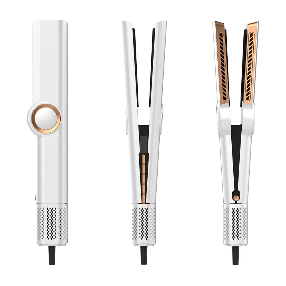 professional negative ion hair products keratin curler roller wide ceramic flat iron curly hair straighteners styling iron