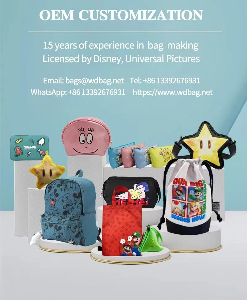 DisneyFAMA Certified Factory OEM Tote Bag Reusable Soft Grocery Cloth Bag Floral Shoulder Bag for Beach Travel Shopping