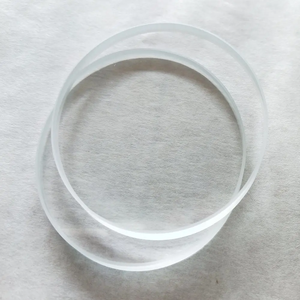 Heat resistant clear borosilicate glass sight glass