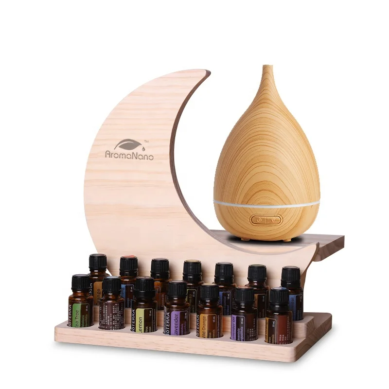 Подставка для аромадиффузора AromaNano New Moon деревянная витрина масла подарок полка хранения лака ногтей эфирных