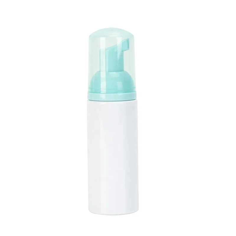 In Stock 30ml 50ml Frosted Foam Soap Dispenser Bottle PET Empty Plastic Foam Pump Bottle with Brush