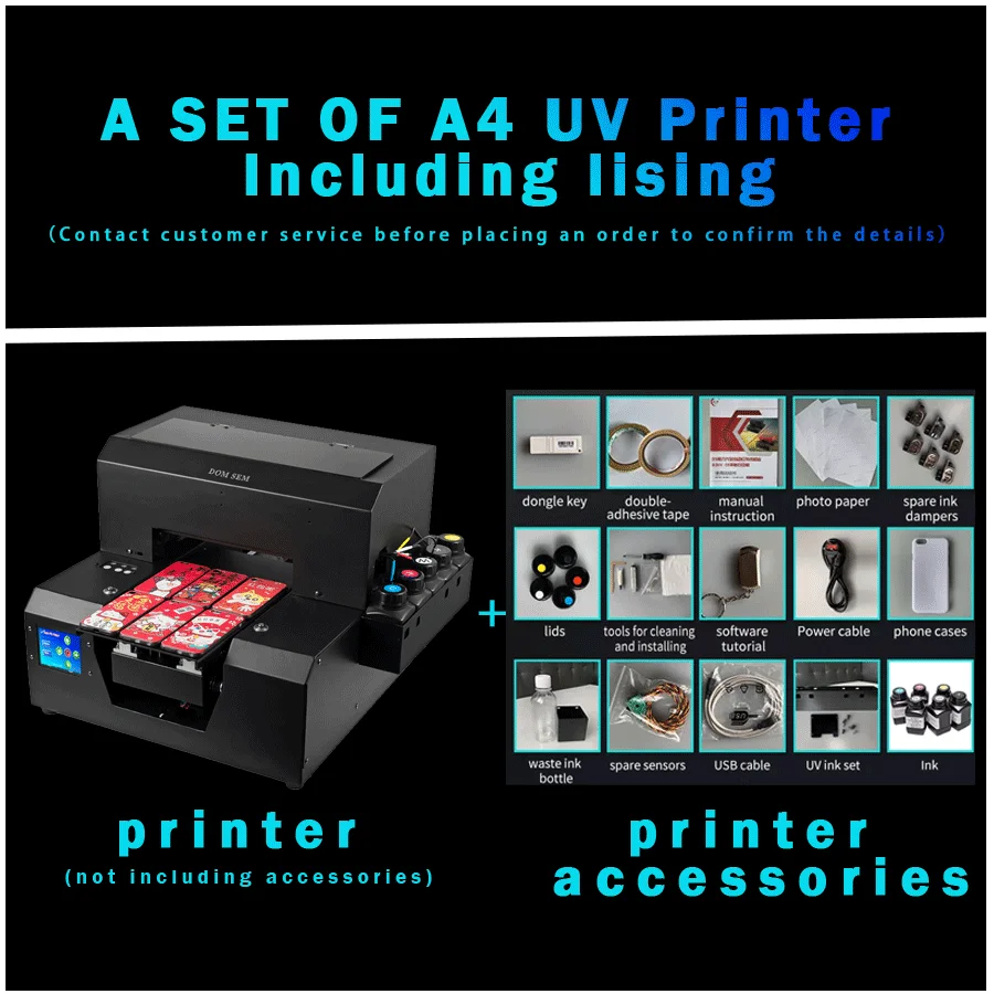 PVC card Printer UV inkjet A4 2880dpi with EPSN printhead Digital Impresora sublimation