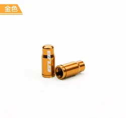 Vtogether V00029600 Custom Logo French Style Bullet Tyre Valve Caps for Road MTB Racing BMX Mountain Bike  Presta Valve Caps