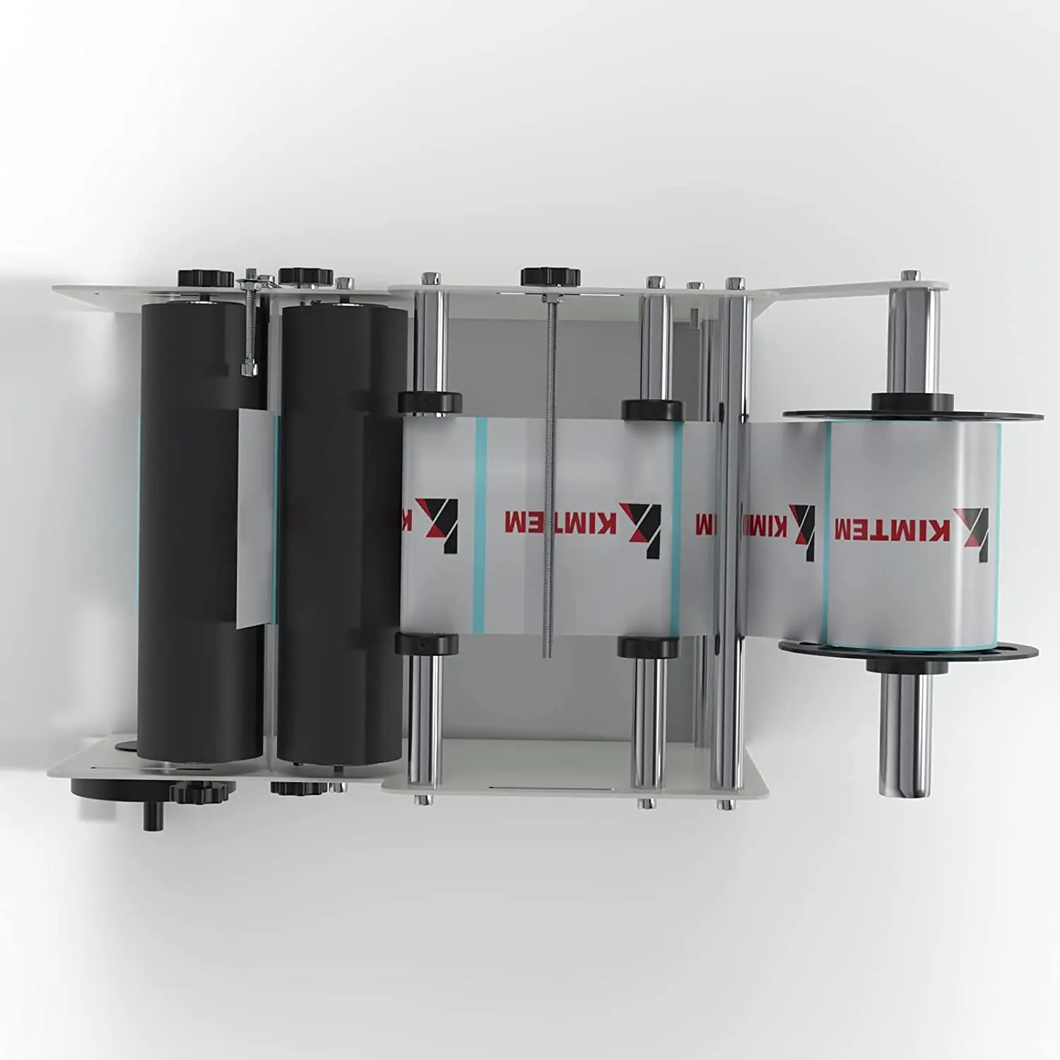 ZS-50 Manual Mineral Water Plastic Round Bottle Labeling Machine For Round Bottles Sticker Label Packing Machine