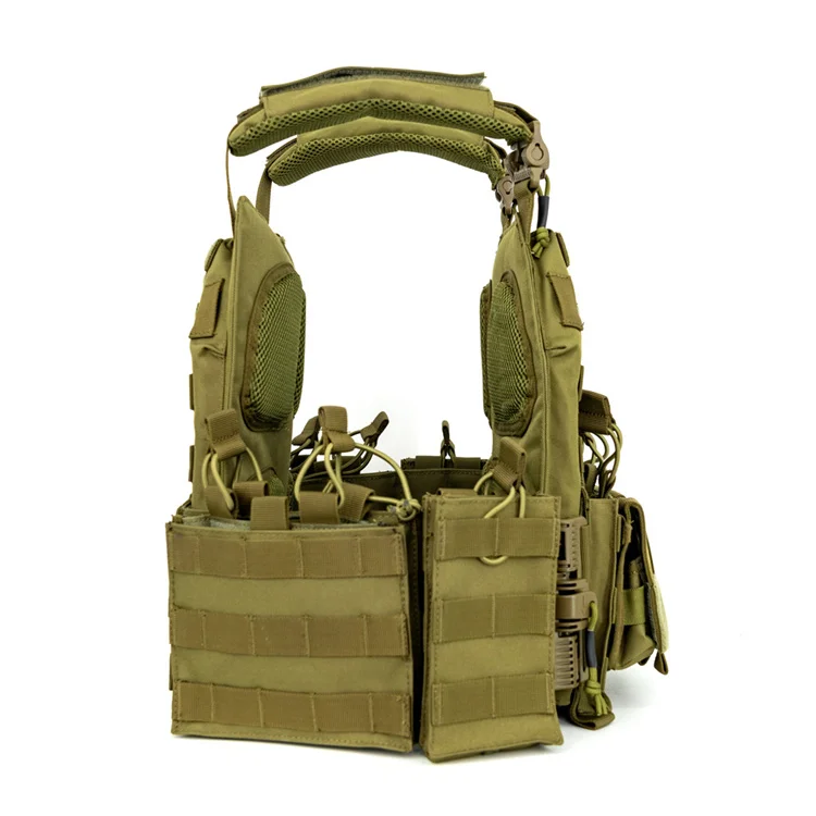 Quick-release Tactical Vest with MOLLE System - Easy to Put On and Take Off Quickly, High-quality Materials for Durability