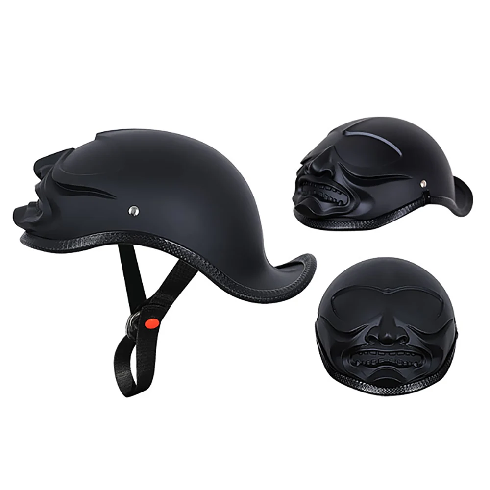 Vintage ABS DOT Motorbike Unique Half Face Helmet Baseball Style Cap Retro Cafe Racer Classic Motorcycle Accessories Helmets