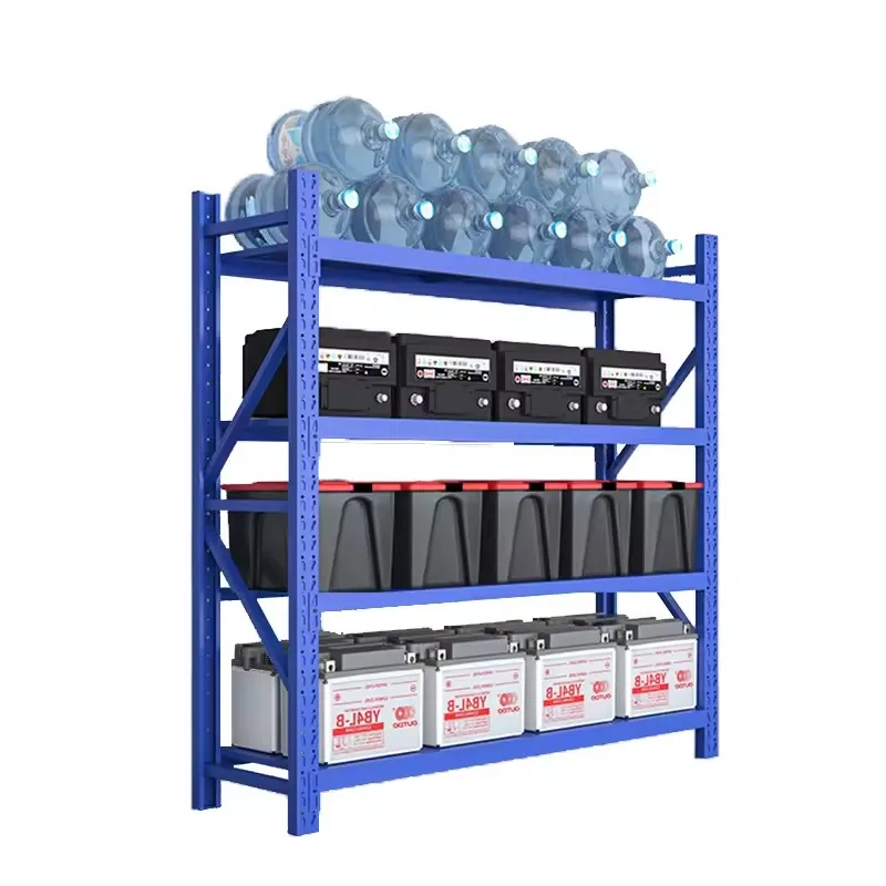 Warehouse Shelf Medium Duty Racking 200kg Long Span Storage Racks Steel Stacking Shelving Warehouse Shelving