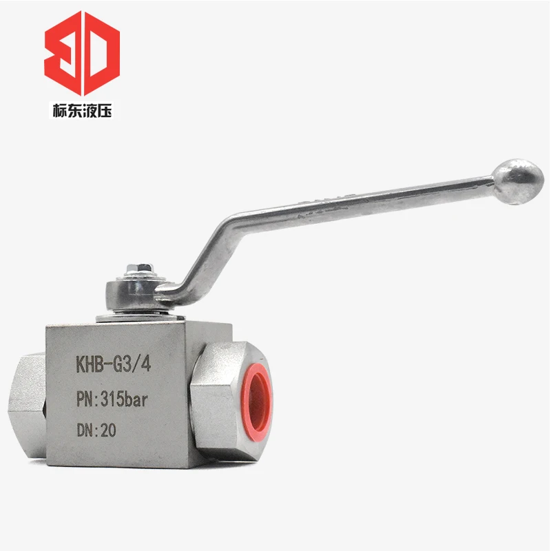 Factory Direct Sales   female thread  ball valve galvanized carbon steel  BKH-NPT1 hydraulic ball valve