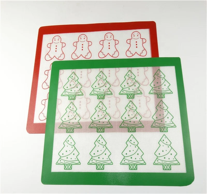 Non Stick bakeware Mat Customized Non-stick silicone coated glass fiber oven mat high Temperature Silicone Baking Mat