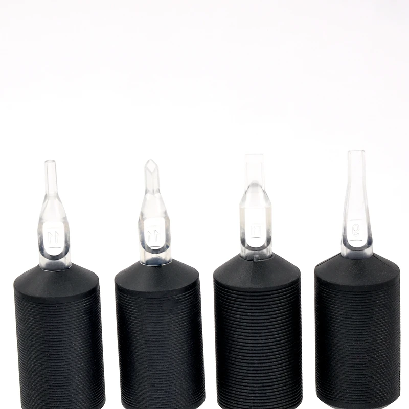 Professional Tattoo Supplies Black Disposable Silicone Tattoo Needle Grip