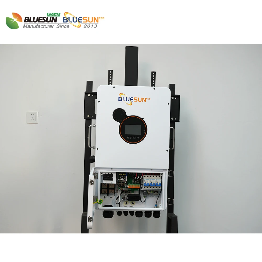Bluesun Powmrhybrid Solar Inverter 48v 8kw 10kw Split Phase Inverter 120v 240v 12kw Hybrid Inverter in Stock