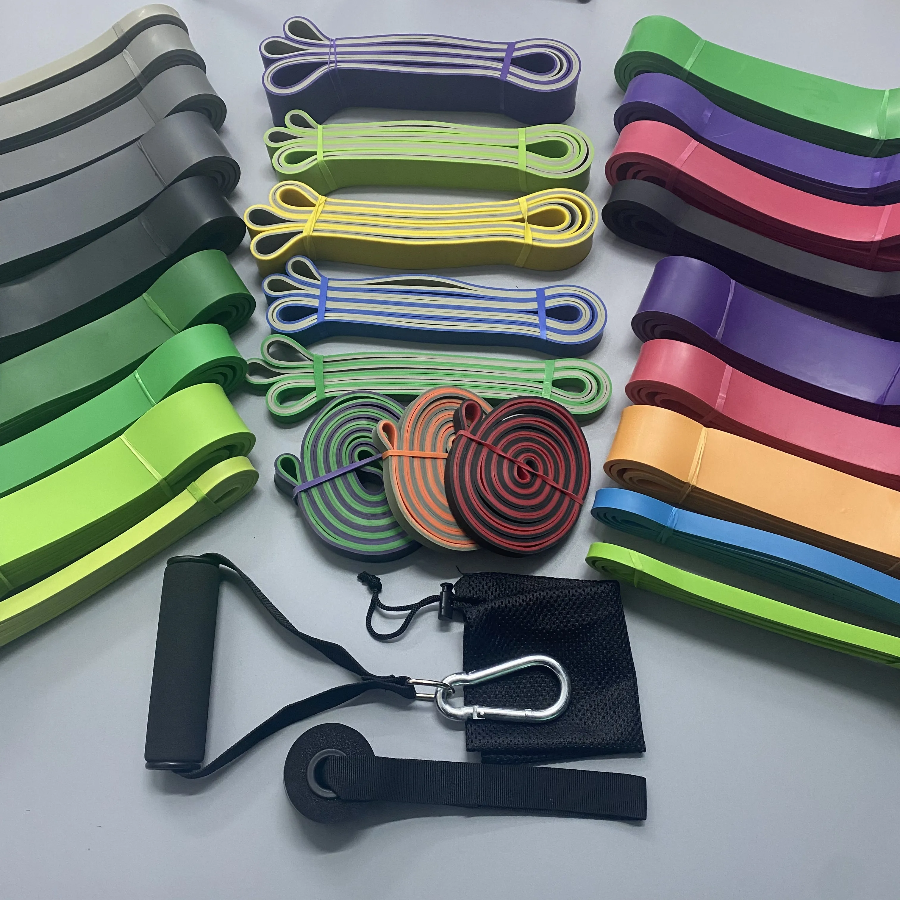 2024 Factory Custom logo resistance bands set / Gym Latex Elastic Pull up Bands/ Fitness Power Exercise bands