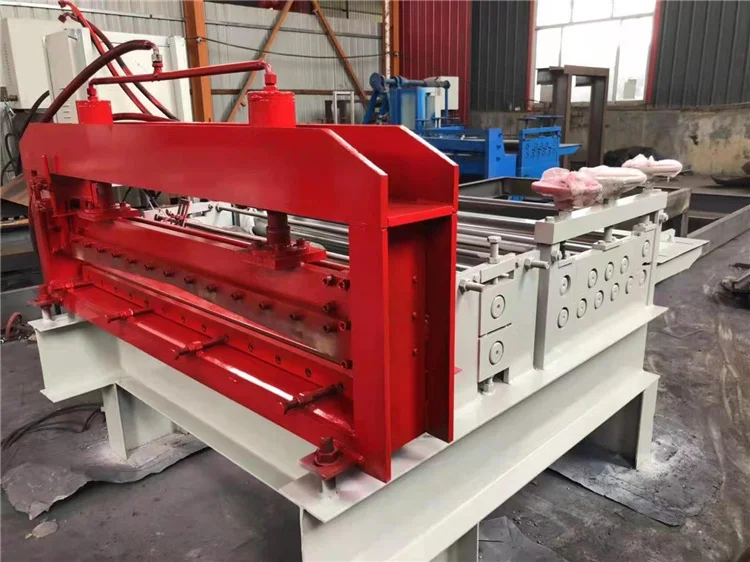 Hydraulic metal coiling straightening leveling cutting machine thin coil decoiler straightener slitting machine
