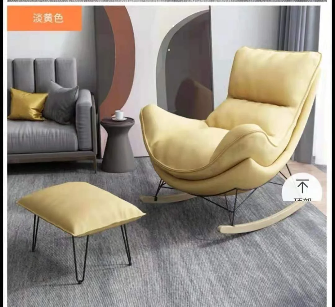 Modern European Style Luxury Recliner Sofa Set Single Lazy Leather Sofa Bed