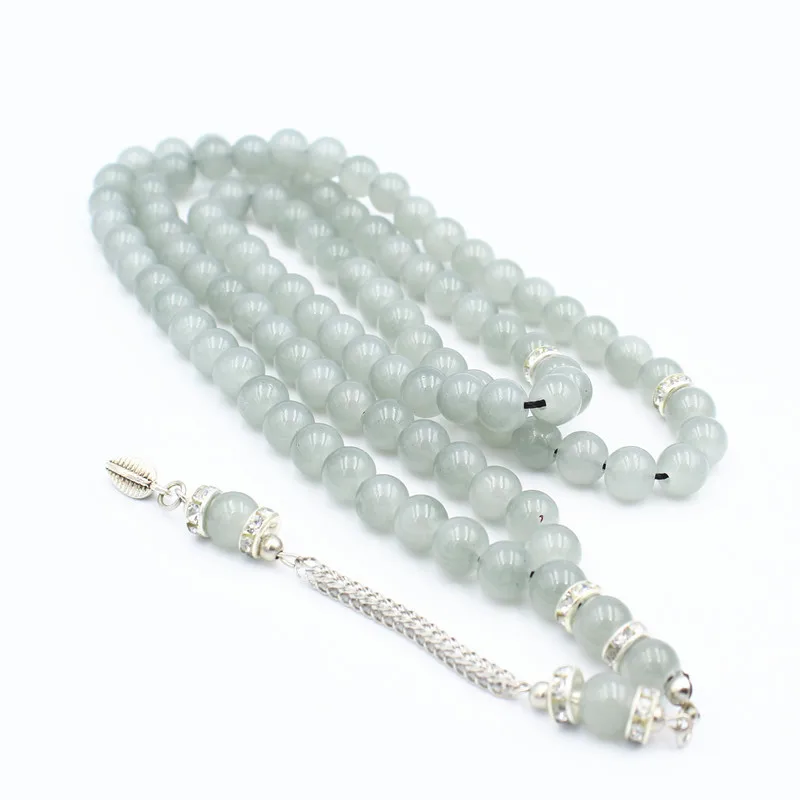 New Arrival 99 Tasbih Islam Rosary Bead Bracelet Glass Crystal Muslim Prayer Beads