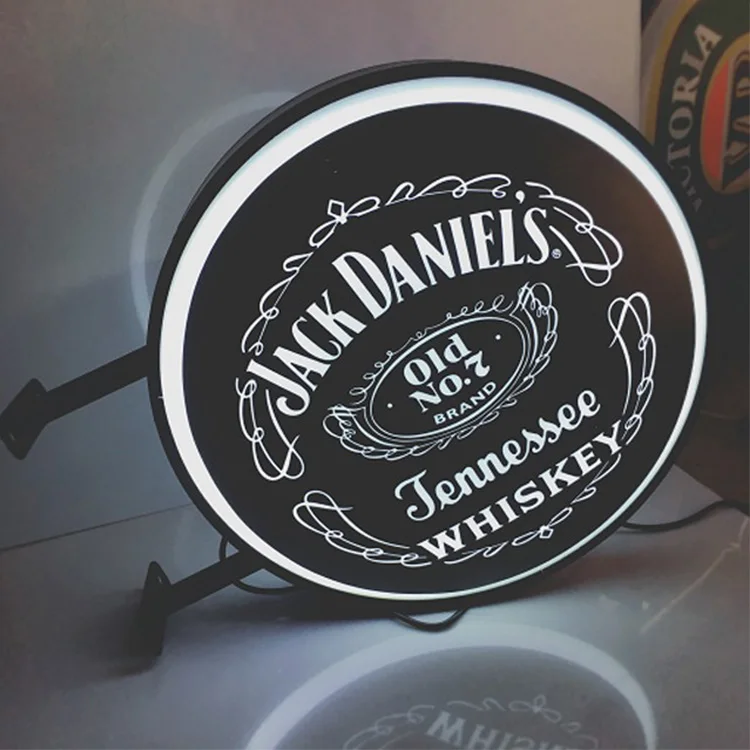 3d Outdoor Double Sided LED Circular Circle Light Box Advertising