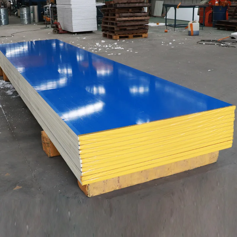Eps Rock Wool Pir Glass Fibre Polyurethane Fireproof Sheet Metal Insulated Sandwich Panels Roof