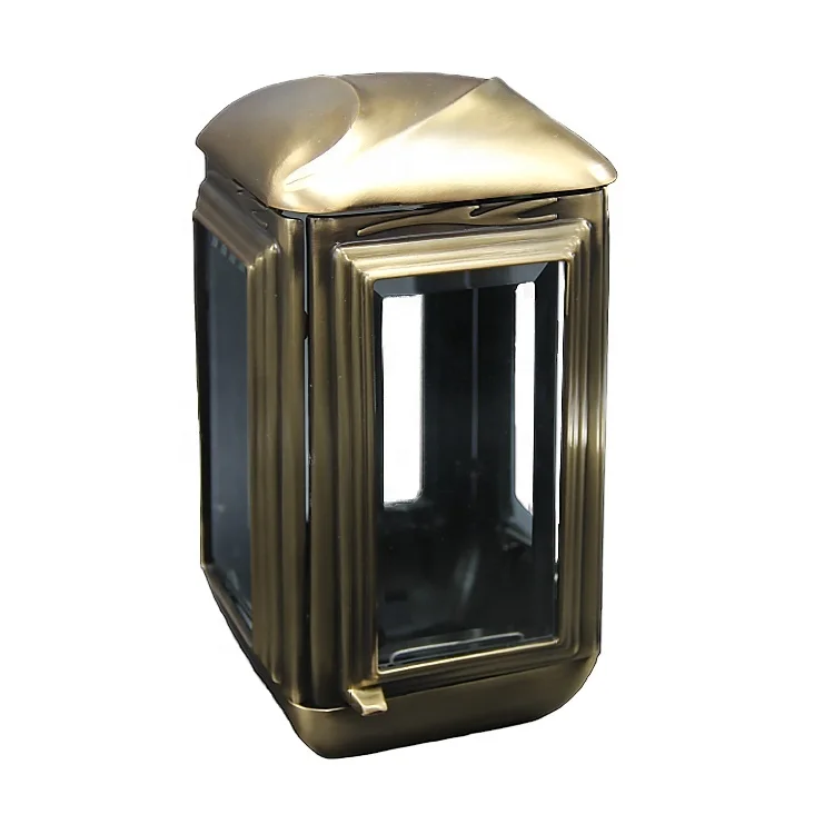 Antique Bronze cemetery lamp