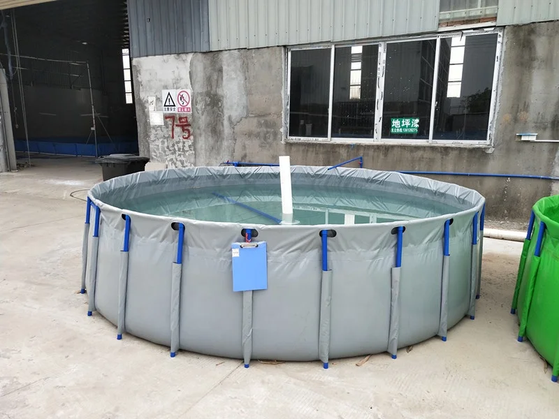 5m diameter metal frame swimming pool fishpond pool for sale