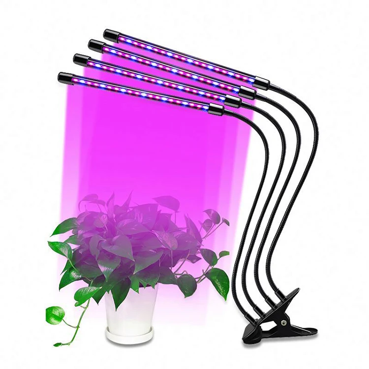 LED clip grow light USB dimming timing full spectrum nursery supplement light gardening light